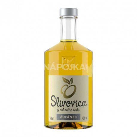 Žufánek Slivovica z dubového sudu 0,5l