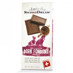 SwissDream švýcarská hořká čokoláda Dark Fondant 100g