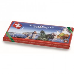 SwissDream švýcarská čokoláda s celými lískovými oříšky 100g