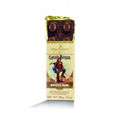 Goldkenn mléčná čokoláda plněná rumem Captain Morgan Spiced 100g