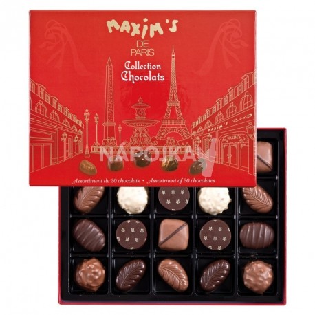 Maxim's bonboniera Parisien - 20 vybraných pralinek 200g