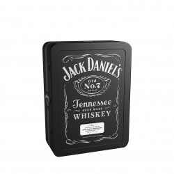 Jack Daniel's 0,7l double tin a 2 skleničky