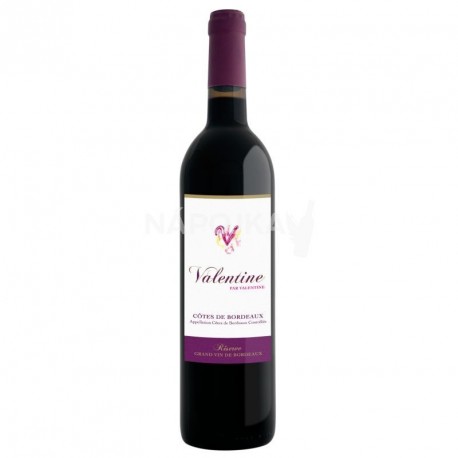 Bordeaux Chateau Lamothe Valentine par Valentine 0,75l