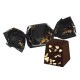 Maxim's srdce černé bonbony z hořké čokolády s mandlemi a medem 90g