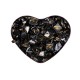 Maxim's srdce černé bonbony z hořké čokolády s mandlemi a medem 90g