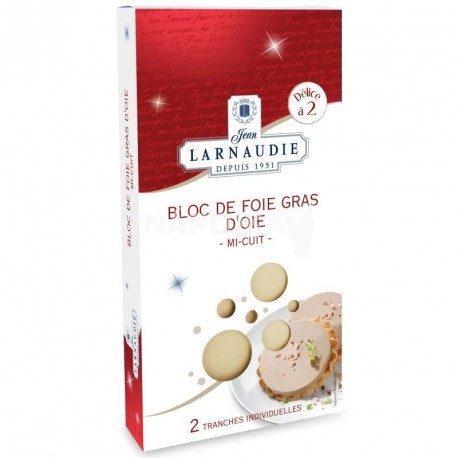 Husí Foie Gras Larnaudie v bloku 2x40g