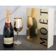 Moët & Chandon Brut Impérial 0,75l + zlatá sklenice dárková sada