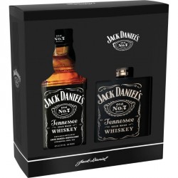 Jack Daniel's 0,7l dárkové balení a placatka