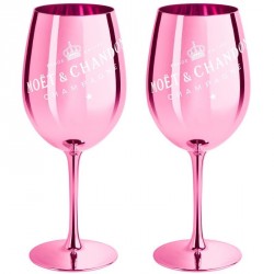 Dárková sada růžová sklenička Moët & Chandon 2ks