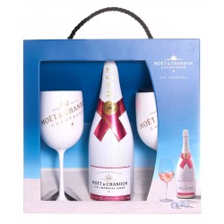 Moët & Chandon Ice Imperial Rosé 0,75l + 2 Ice sklenice