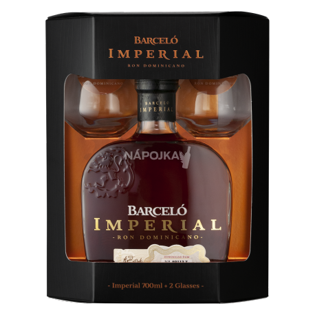 Barceló Imperial dárkový box + sklenice 0,7l