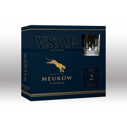 Meukow V.S.O.P 40% 0,7l + skleničky