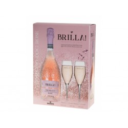 Prosecco Brilla Spumante rosé 0,75l GB + 2 skleničky