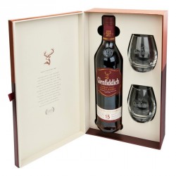 Glenfiddich 15y Solera 0,7l sada se skleničkami